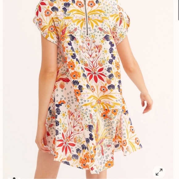 Free People Strawberry Fields Mini Dress- Floral - Picture 2 of 14